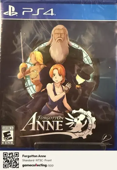 Forgotton Anne PlayStation 4, NTSC box front