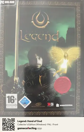 Legend: Hand of God Computer, PAL box front