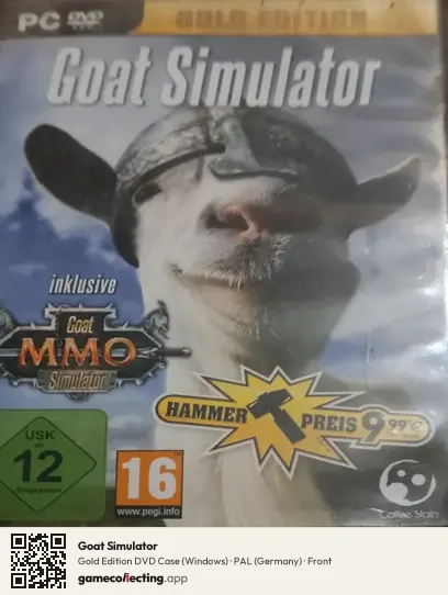 Goat Simulator Computer, Germany box front