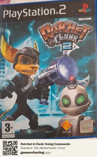 Ratchet & Clank: Going Commando PlayStation 2, Netherlands box front