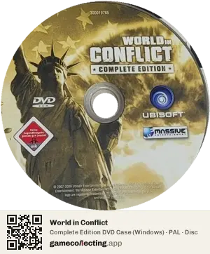 World in Conflict Computer, PAL disc