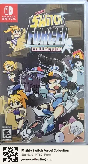 Mighty Switch Force! Collection Nintendo Switch, NTSC box front