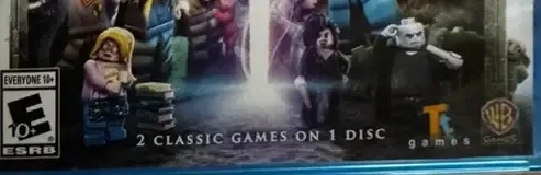 LEGO Harry Potter Collection, the ESRB box on its front