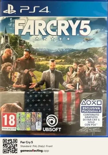 Far Cry 5 PlayStation 4, Italy box front