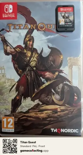 Titan Quest Nintendo Switch, PAL box front