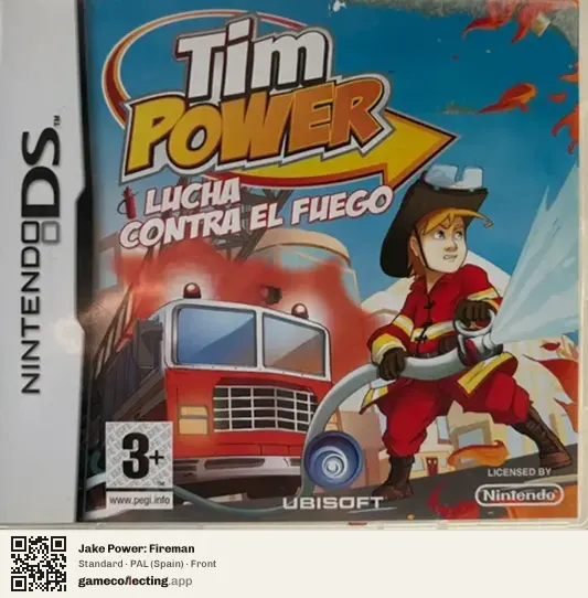 Jake Power: Fireman Nintendo DS, Spain box front