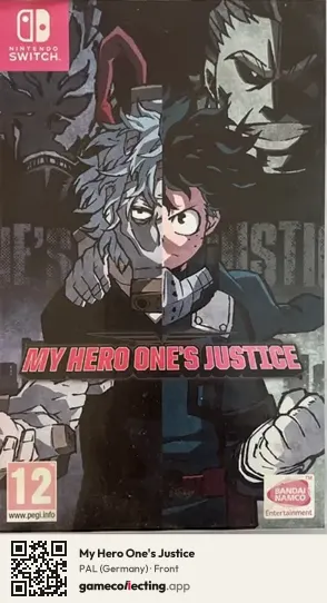 My Hero One's Justice Nintendo Switch, Germany box front