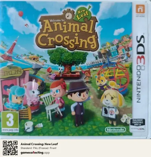 Animal Crossing: New Leaf Nintendo 3DS, France box front