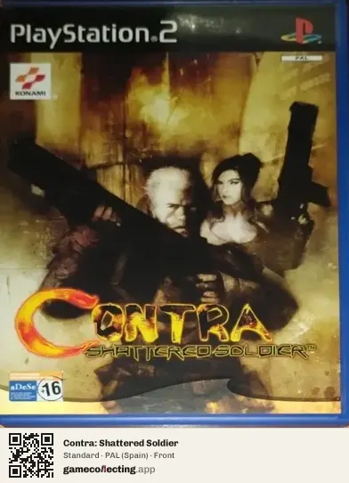 Contra: Shattered Soldier PlayStation 2, Spain box front