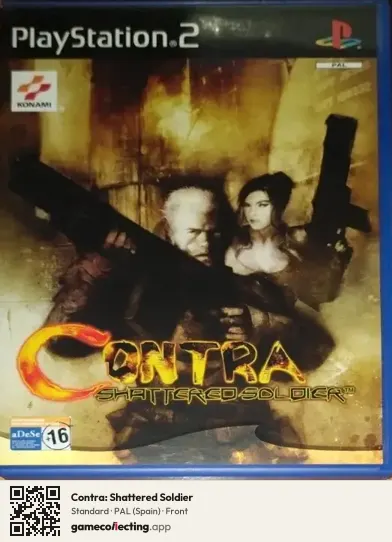 Contra: Shattered Soldier PlayStation 2, Spain box front