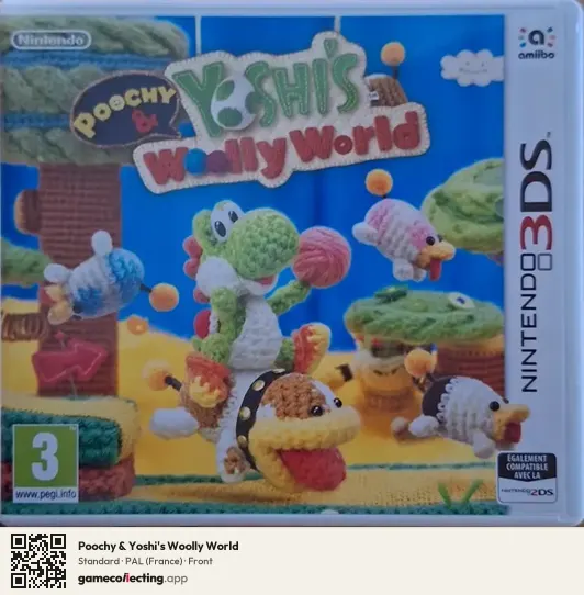 Poochy & Yoshi's Woolly World Nintendo 3DS, France box front
