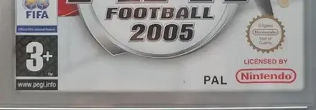 FIFA Soccer 2005, the PEGI square on its front