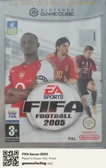 FIFA Soccer 2005 Nintendo GameCube, PAL box front