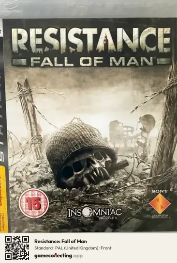 Resistance: Fall of Man PlayStation 3, United Kingdom box front