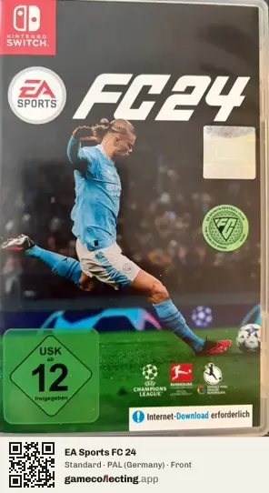 EA Sports FC 24 Nintendo Switch, Germany box front