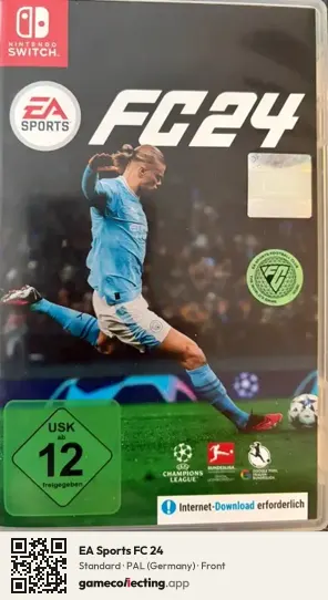 EA Sports FC 24 Nintendo Switch, Germany box front