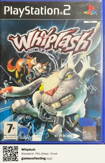 Whiplash PlayStation 2, Italy box front