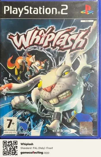 Whiplash PlayStation 2, Italy box front