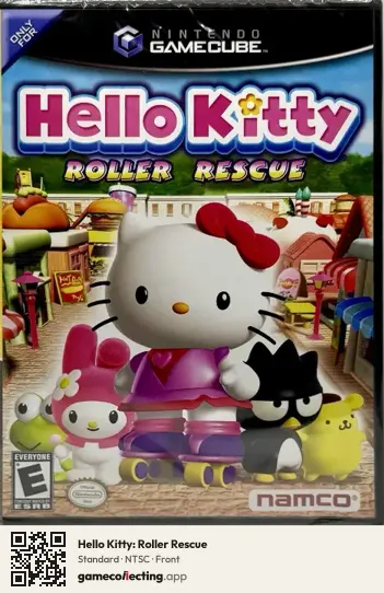 Hello Kitty: Roller Rescue Nintendo GameCube, NTSC box front