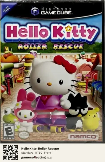 Hello Kitty: Roller Rescue Nintendo GameCube, NTSC box front