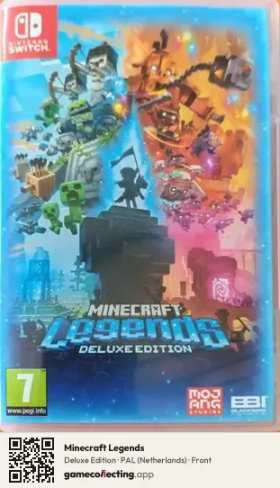 Minecraft Legends Nintendo Switch, Netherlands box front