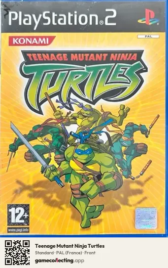 Teenage Mutant Ninja Turtles PlayStation 2, France box front