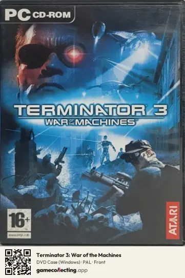 Terminator 3: War of the Machines Computer, PAL box front