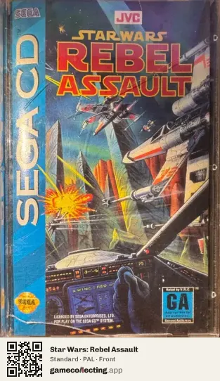 Star Wars: Rebel Assault Sega Mega-CD / Sega CD, PAL box front