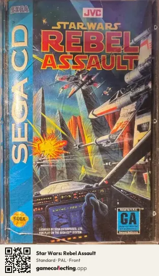 Star Wars: Rebel Assault Sega Mega-CD / Sega CD, PAL box front