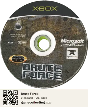 Brute Force Xbox, PAL disc