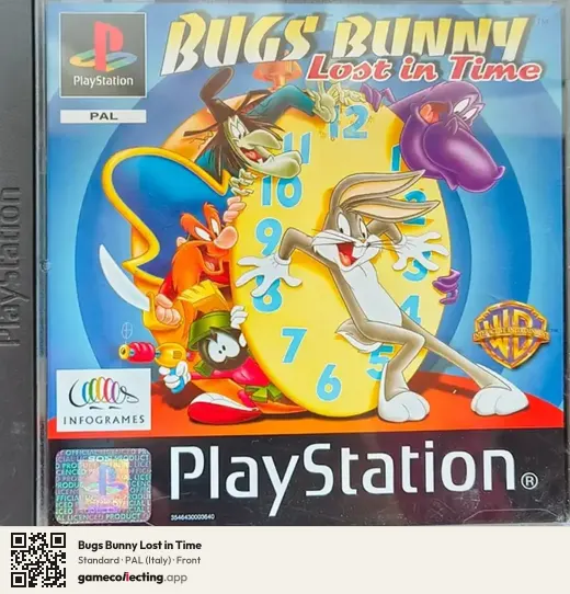 Bugs Bunny Lost in Time PlayStation, Italy box front