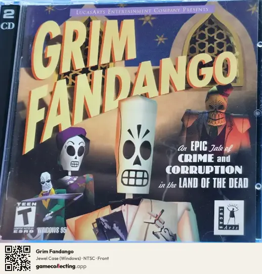 Grim Fandango Computer, NTSC box front