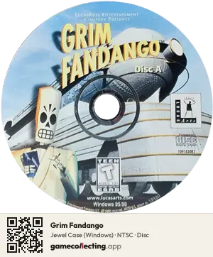 Grim Fandango Computer, NTSC disc