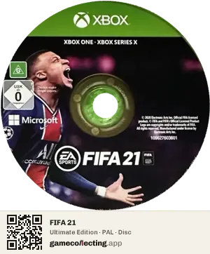 FIFA 21 Xbox One, PAL disc