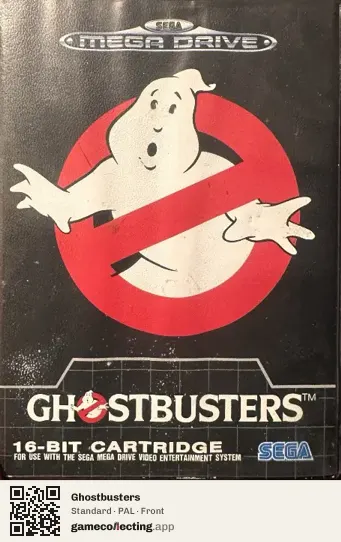 Ghostbusters Sega Mega Drive / Genesis, PAL box front