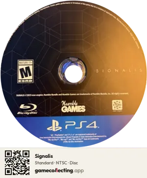 Signalis PlayStation 4, NTSC disc