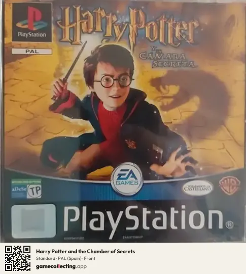 Harry Potter and the Chamber of Secrets PlayStation, Spain box front