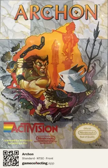 Archon Nintendo Entertainment System, NTSC box front
