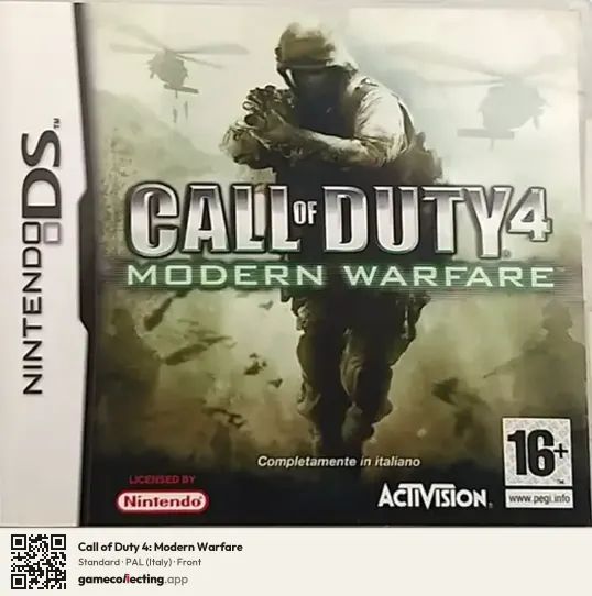 Call of Duty 4: Modern Warfare Nintendo DS, Italy box front