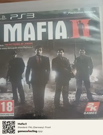 Mafia II PlayStation 3, Germany box front