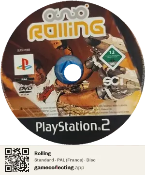 Rolling PlayStation 2, PAL disc