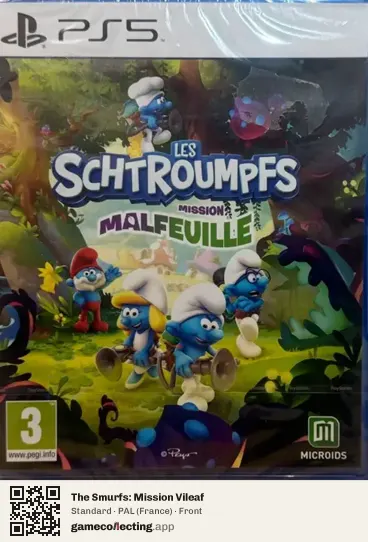 The Smurfs: Mission Vileaf PlayStation 5, France box front