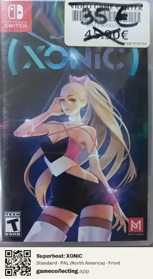 Superbeat: XONiC Nintendo Switch, North America box front
