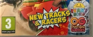 Race with Ryan: Road Trip, the PEGI square on its front