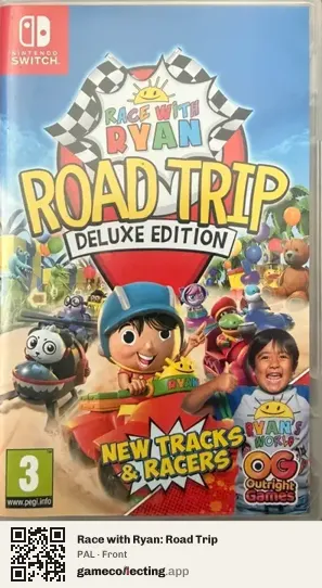 Race with Ryan: Road Trip Nintendo Switch, PAL box front