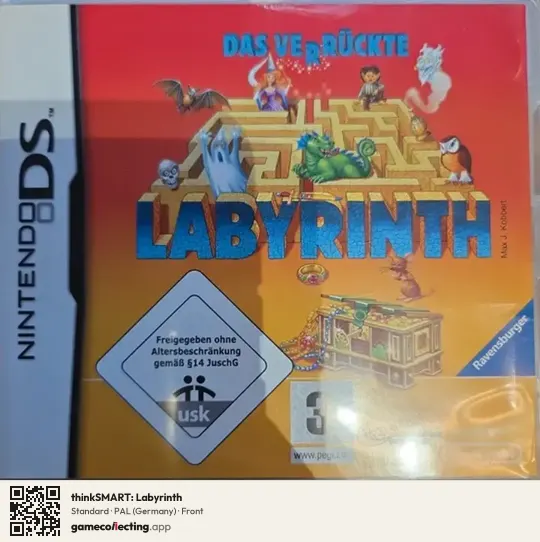 thinkSMART: Labyrinth Nintendo DS, Germany box front