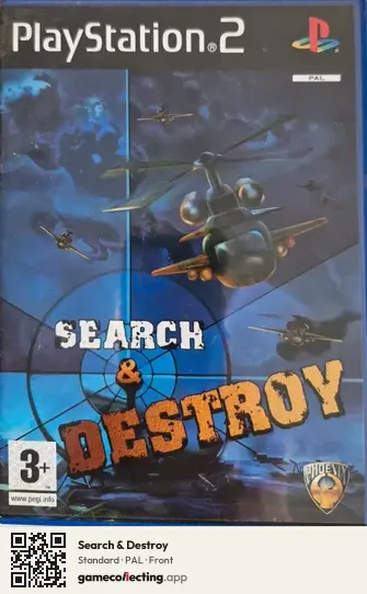 Search & Destroy PlayStation 2, PAL box front