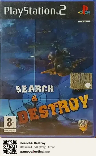Search & Destroy PlayStation 2, Italy box front