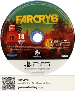 Far Cry 6 PlayStation 5, PAL disc