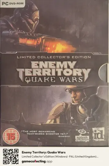 Enemy Territory: Quake Wars Computer, United Kingdom box front